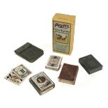* Pratts. A collection of Pratt's playing cards and other items