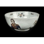 * Nelson (Horatio, 1758-1805). An early 19th century Delft bowl