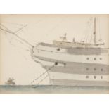 ARR * § Casson (Hugh, 1910-1999). Large sailing vessel and tug