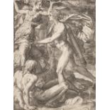 * Caraglio (Gian Giacomo Karalis, circa 1505-1565). Apollo and Daphne