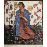 ARR * § Gurschner (Herbert, 1901-1975). Seated Woman and Flowers