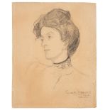* Lambert (George Washington, 1873-1930). Portrait of a young woman, 1902