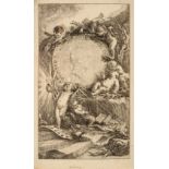 * Saint-Aubin (Gabriel de, 1724-1780). Frontispiece for the Recuil de Poesies