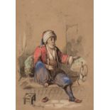 * Brindesi (Giovanni, 1826-1888). Ottoman Gentleman at rest