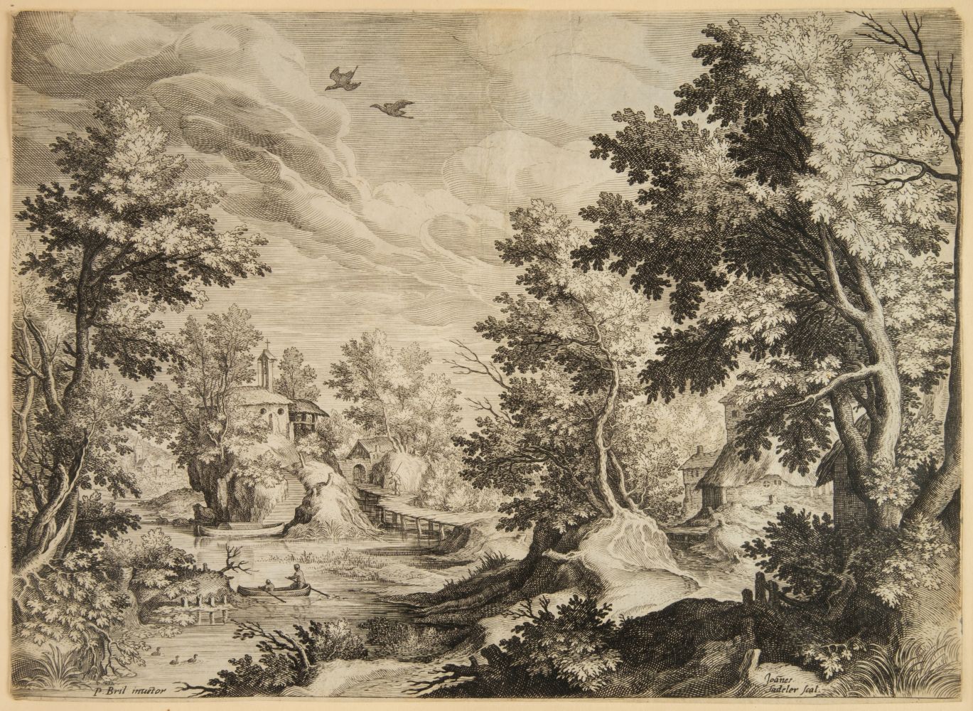 * Paul Bril (c.1553/54-1626). Five landscapes, early 17th century