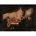 * West (Benjamin, 1738-1820). The Last Supper, 19th century oil copy