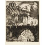 * Brangwyn (Frank, 1867-1956). Sisteron, 1924 and others