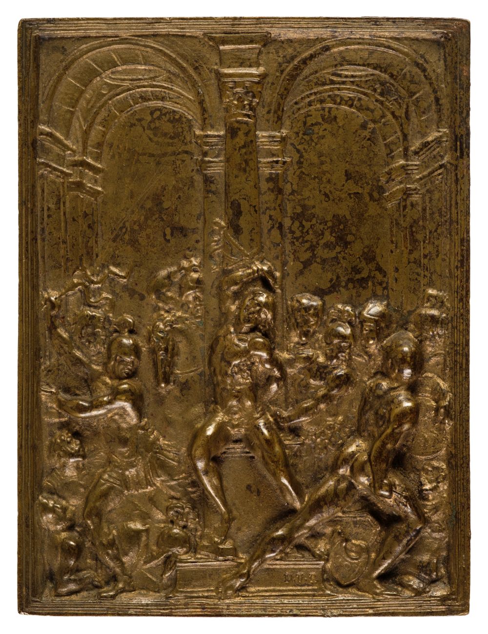 * Moderno, (1467-1528, after). The Flagellation of Christ, 2nd quarter 19th century