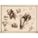 * Londonio (Francesco, 1723-1783). Studies of Sheep and Figures