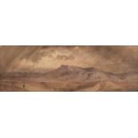 * Haag (Carl, 1820-1915). Mountain landscape, 1856