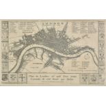 * Hollar (Wenceslaus). Plan de Londres, c.1816 [and others]