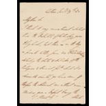 * Wellington (Duke of). Autograph letter signed to Sir Charles Stuart, Cartaxo, 1811