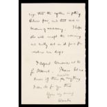 * Baden-Powell (Robert, 1st Baron, 1857-1941). Autograph Letter Signed, 'Wunhi', 13 October 1897