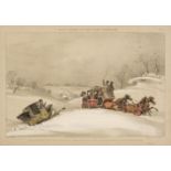 * Campion (G. B.). Scenes During the Snow Storm, December 1836, Ackermann & Co, 1837