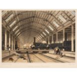 * Bourne (J. C.). Engine House Swindon & Bath Station, circa 1850