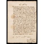 * Pole (Reginald, 1500-1558). Rare Letter Signed, Carpentras, 16 April 1539