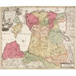 Livonia. Homann (J. B.), Ducatuum Livoniae et Curlandiae..., circa 1720
