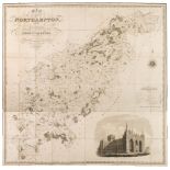 Northamptonshire. Greenwood (C & J), Map of the County of Northampton..., 1826