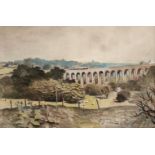 * Miles (Arthur Henry, 1905-1987). Welsh railway viaduct