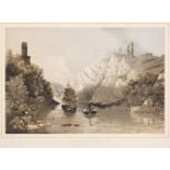 * Bristol. St. Vincents Rocks, Clifton. Hotwell House and Baths, Bristol: James Bolton, circa 1850