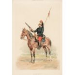 * Military. Titeux (Eugene). 12 lithographs from Historiques et uniformes de l'armée française,