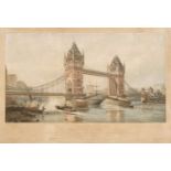 * London. The Tower Bridge, 1886