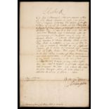 * Charles II (1630-1685), Document Signed, ‘Charles R’, 13 June 1672