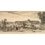 * Rigaud (Jacques, c.1671/91-1754). Vue du Chateau et d'une partie de la ville de Versailles