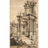 Pozzo (Andrea). Rules and examples of perspective proper for painters and architects, circa 1725