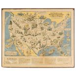 McClandlish (Edward). Bill Whiffletree's Bootlegger's Map of the United States, circa 1944