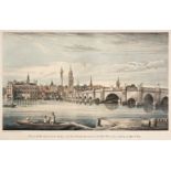 * Martin (R.). A view of the West side of London Bridge, and another similar, circa 1850