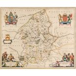 Blaeu (J.). Staffordshire, Durham and Derbyshire, 1645 or later