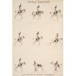 Bamford (John). Illustrations of the Field Movements of Cavalry, 1st edition, 1824