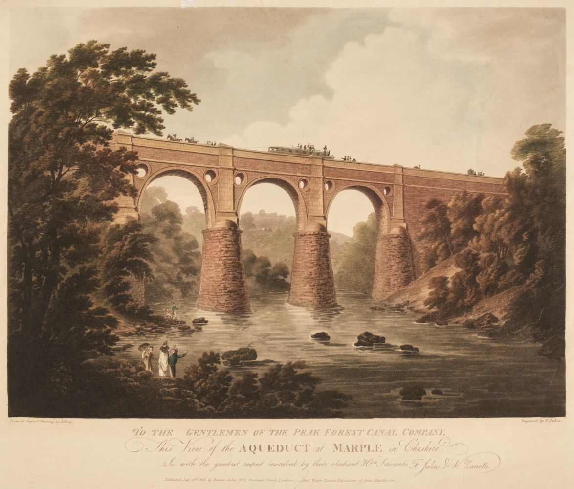 * Jukes (F.). The Aqueduct at Marple in Cheshire, 1803