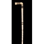 * Whalebone Stick. A Victorian whalebone stick