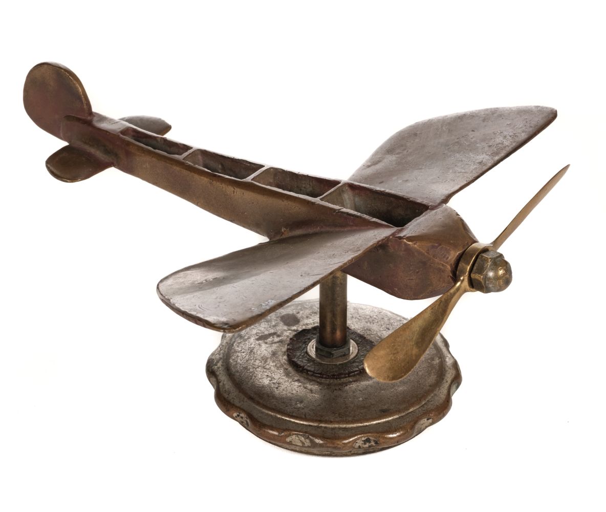 * Louis Bleriot, Car Mascot, early 20th century