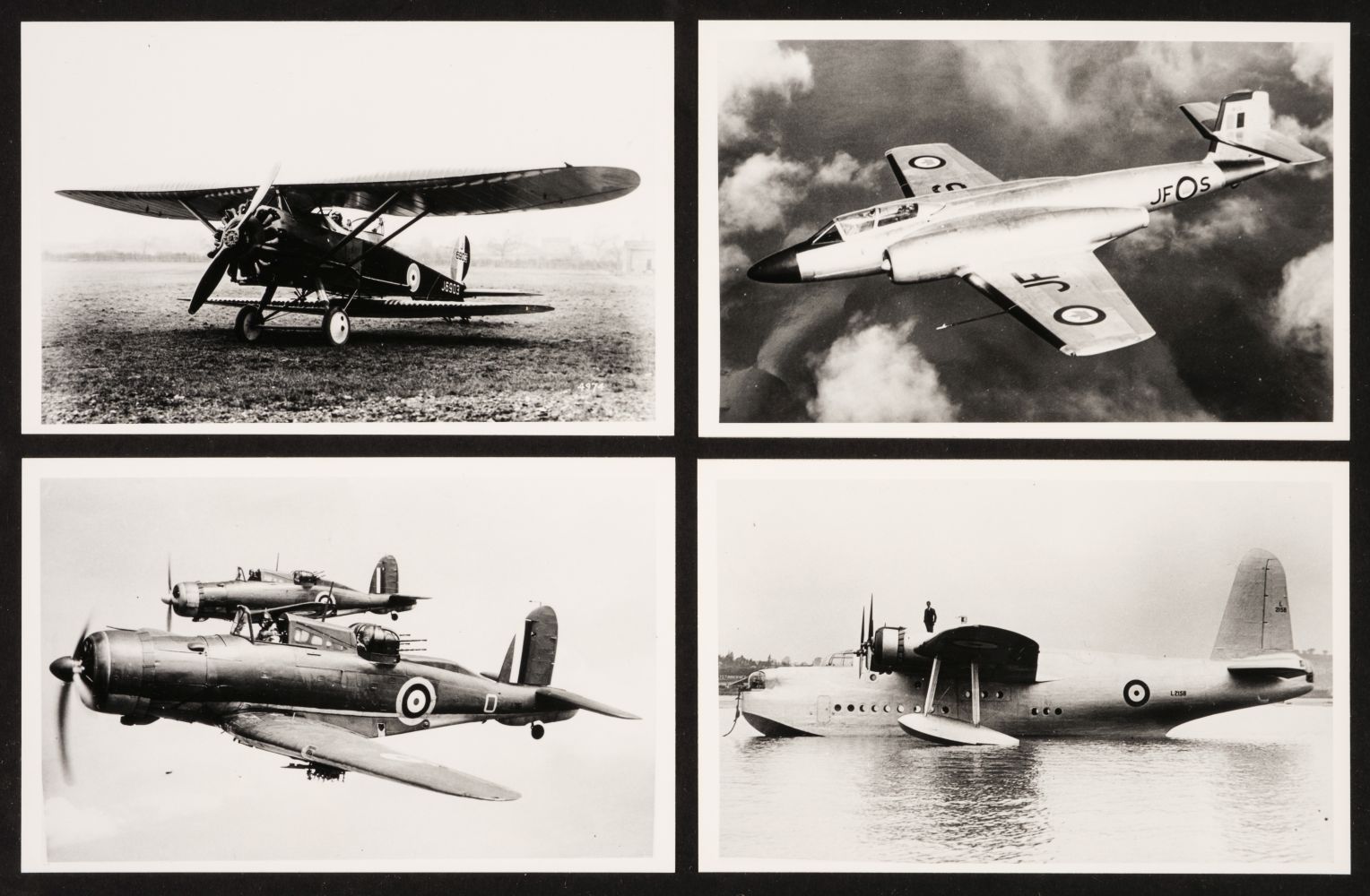 * Aviation Photographs. A collection of 1350 black and white photographs