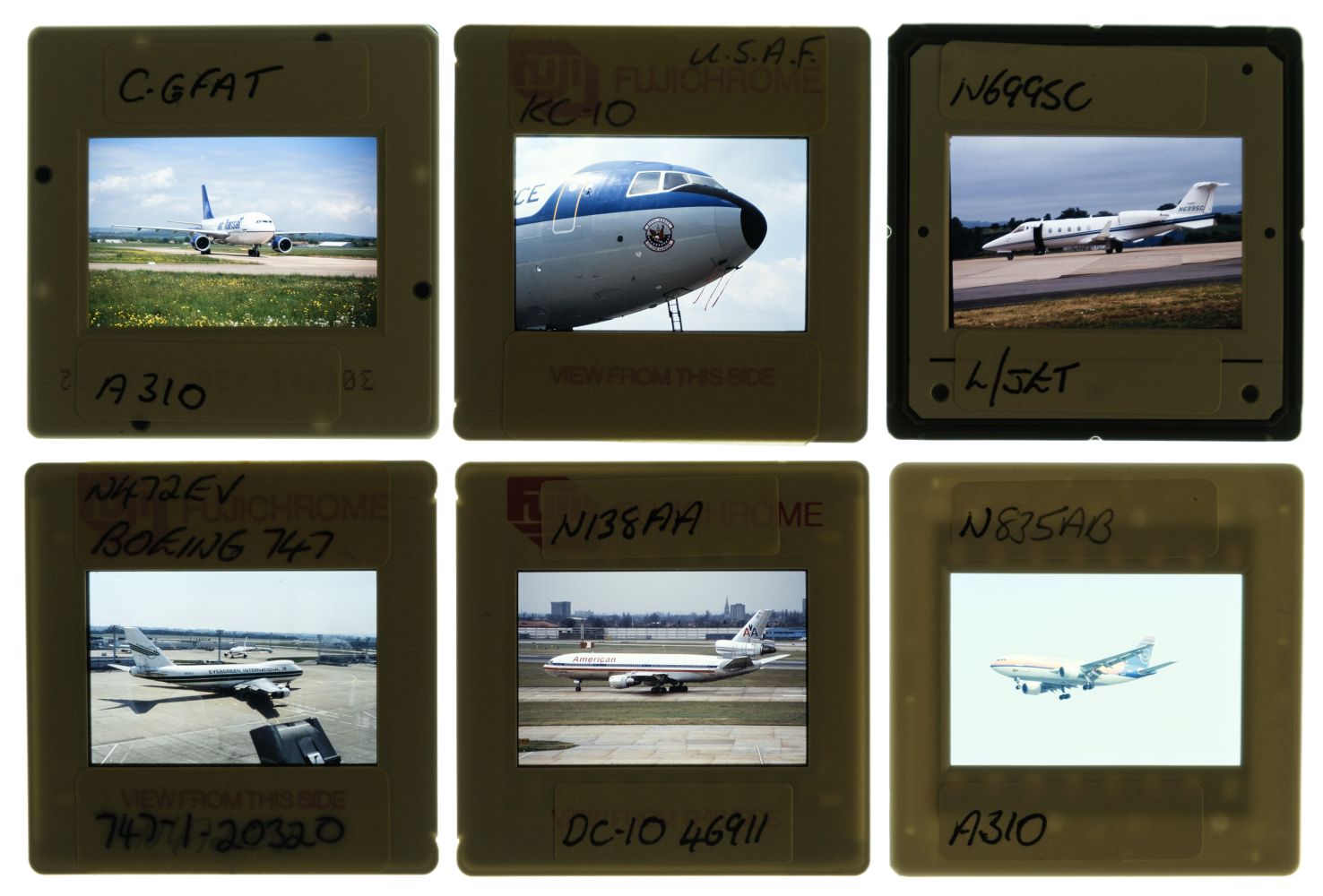 * Aviation Slides. Civil aircraft 35mm slides c.1970s (approx. 10,000)