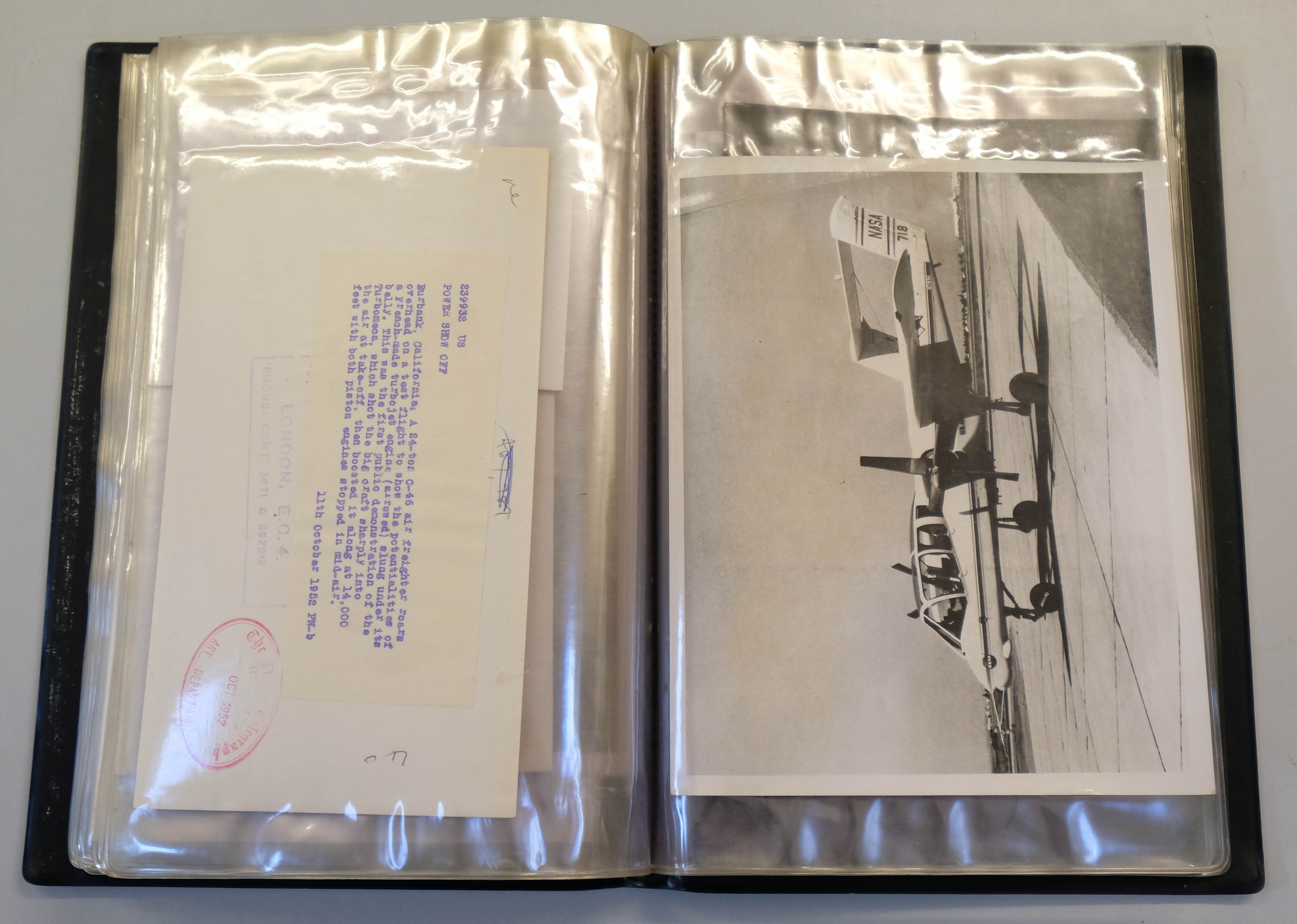 * Aviation Photographs. A large collection of press photographs c.1950/60 - Image 4 of 12