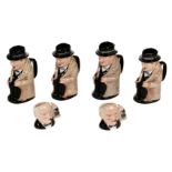 * Churchill (Winston Spencer). A collection of Royal Doulton toby jugs