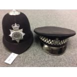 * Gloucestershire Police helmet and hat