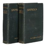 Churchill (Winston Spencer). Savrola, 1st edition, 1900