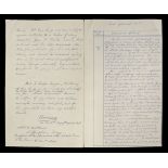 * Wallis (Barnes Neville). An important Autograph Letter Signed, 'B.N. Wallis', 2 August 1948