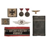 * Third Reich. WWII German 1st Class Iron Cross and other items