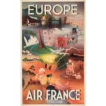 * Falcucci (Robert, 1900-1989). Europe, Air France, circa 1948
