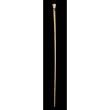 * Whalebone Stick. An early 19th century whalebone stick