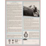 * RAF - Fighter Pilots of World War II. Complete set of 27 individually signed printed profile cards