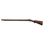* Rifle. A 19th Century German Jager Hunting Rifle