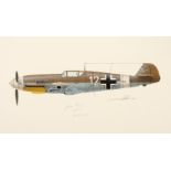 * Valo (John C., circa 1963-). Messerschmitt Bf-109F-4 "White 12", signed