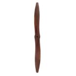 * Propeller. A small inter-war two-blade propeller